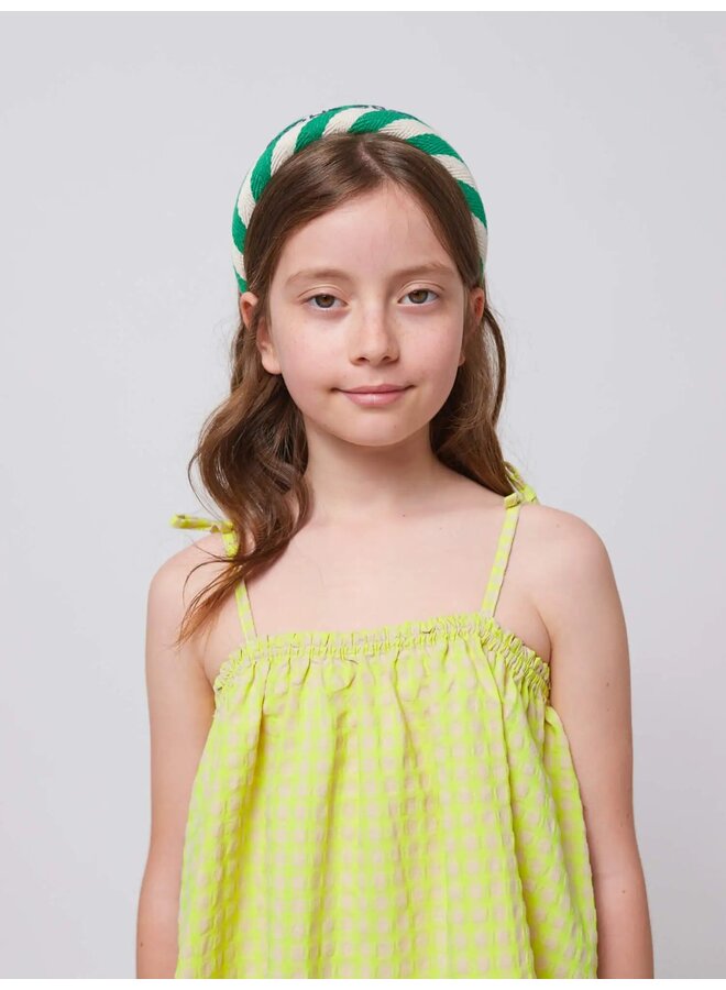 Vichy woven top