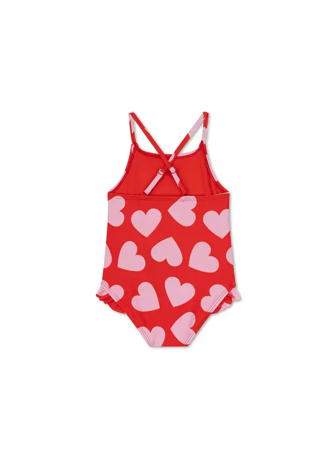 Red Hearts Badeanzug