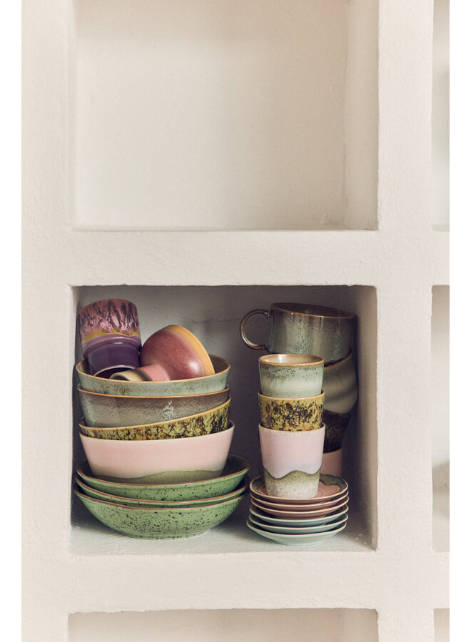 70s ceramics coffee mug - Bramble