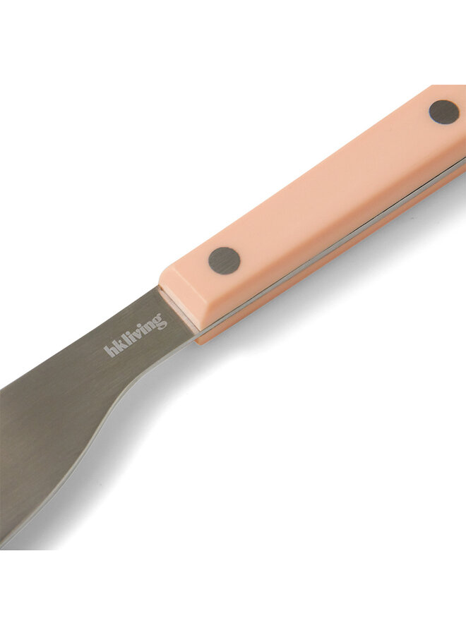 70s cutlery peach