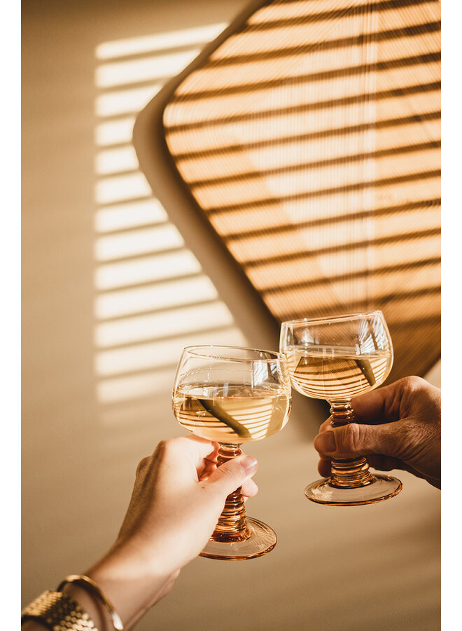 Swirl Weinglas - nude