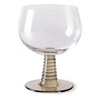 Swirl wine glass - green