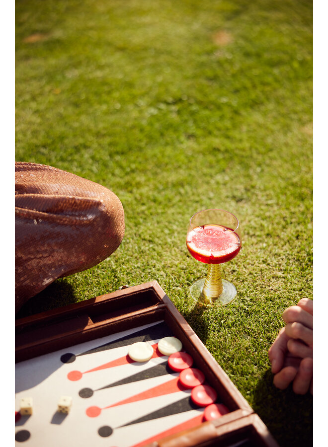 Swirl Weinglas - green