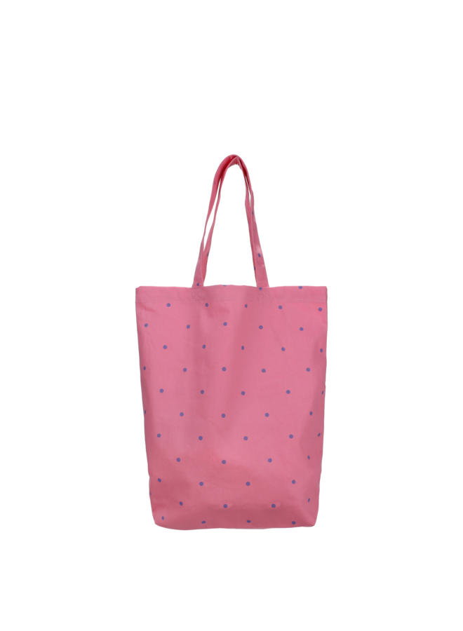 Shopper - dotties rosa