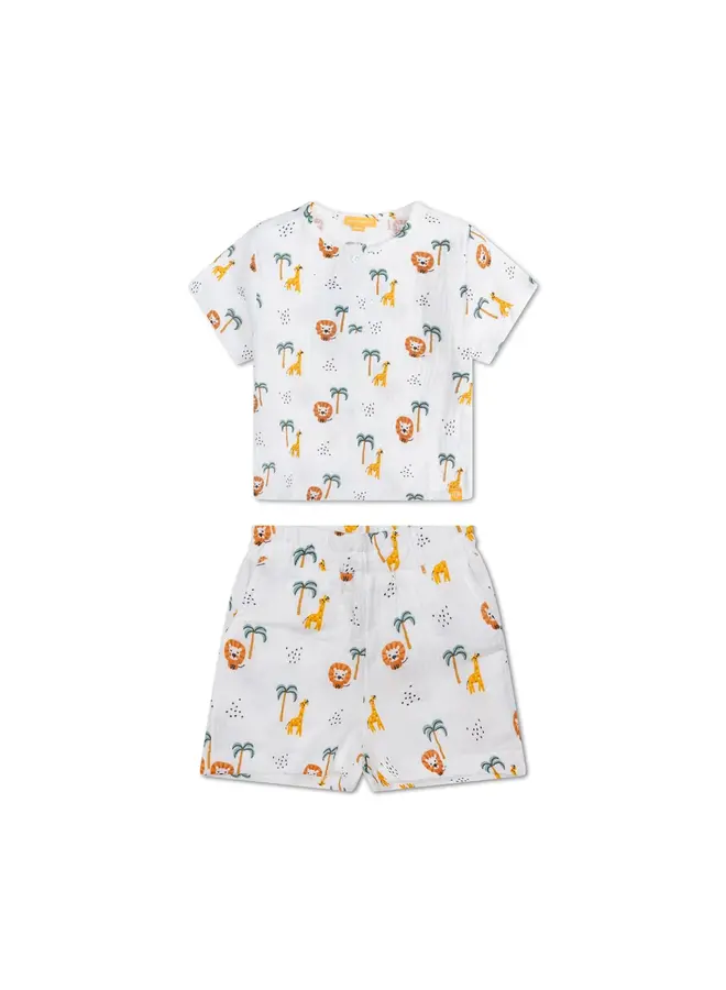Strand Playsuit Set Jungle - Muslin