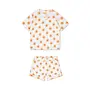 Beach Playsuit Set Flower Hearts - Muslin
