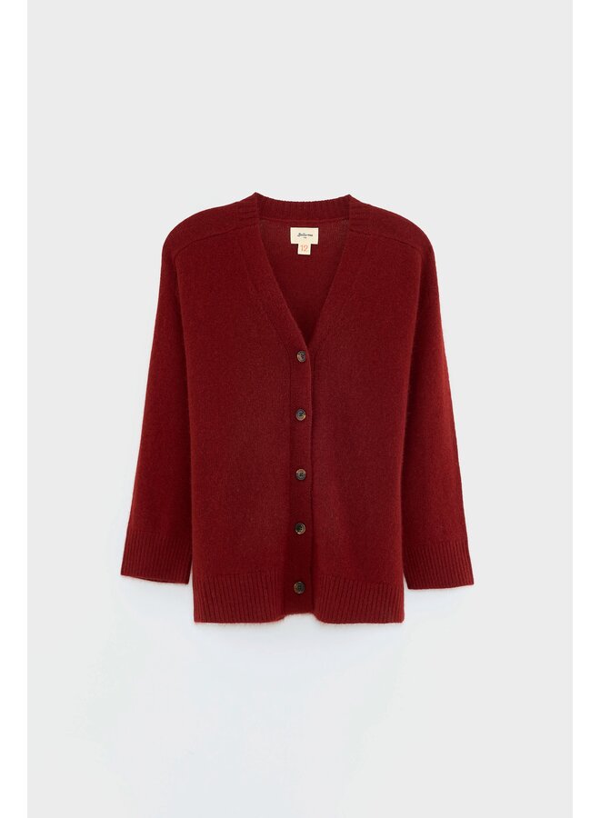GOMP Cardigan - malbec