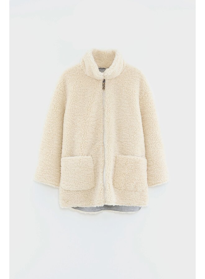 JENA Teddy Mantel - ecru
