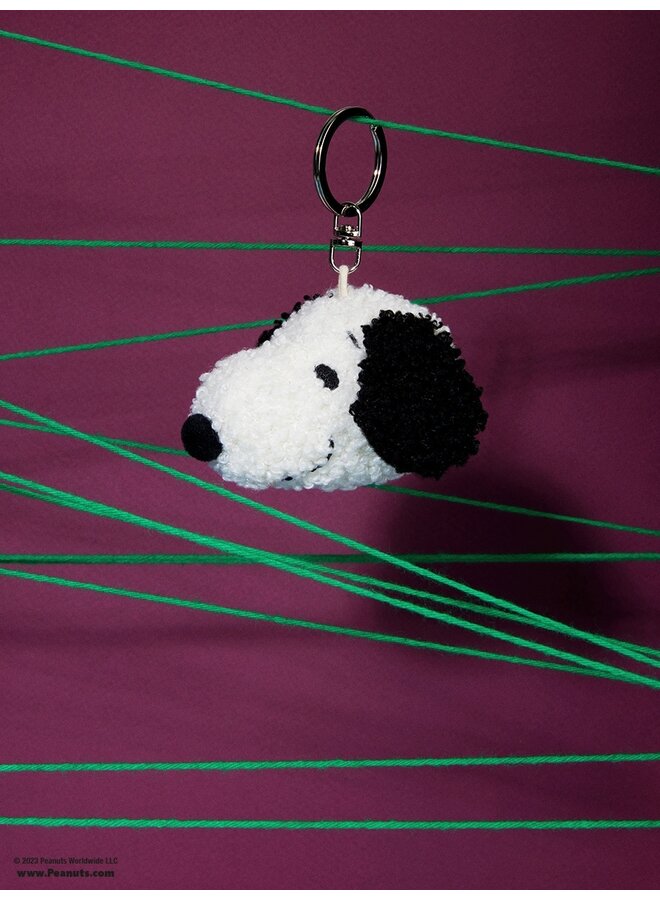 Snoopy ECO Tiny Teddy Cream keychain