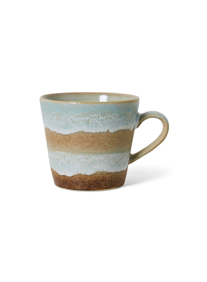 70s ceramics Cappuccino Mug - Skyline