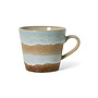 70s ceramics Cappuccino Mug - Skyline