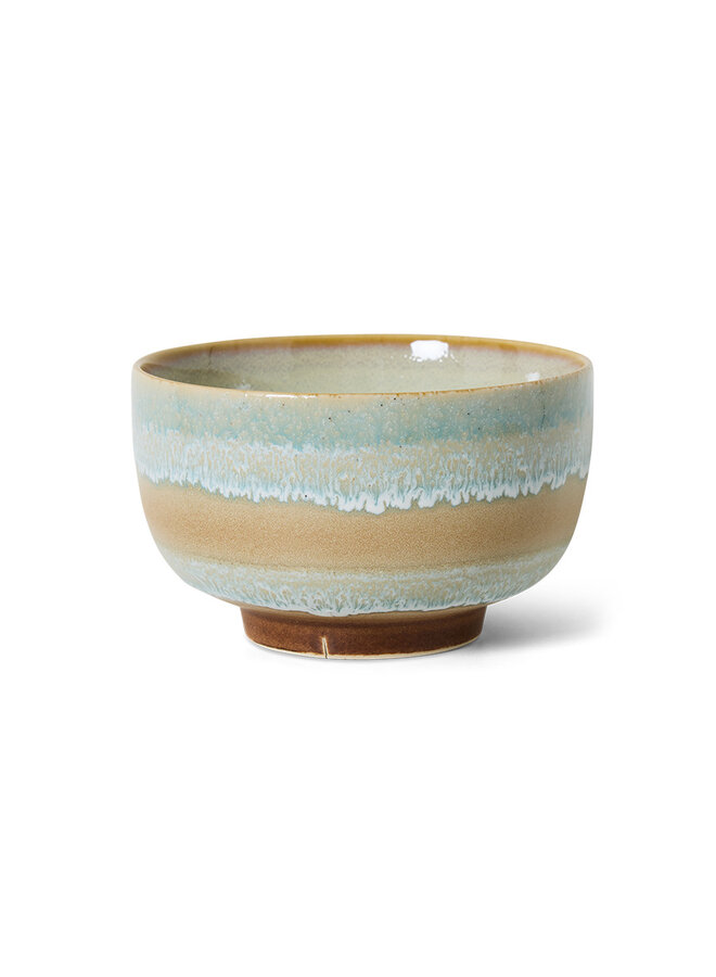 Ceramic 70's noodle bowl skyline