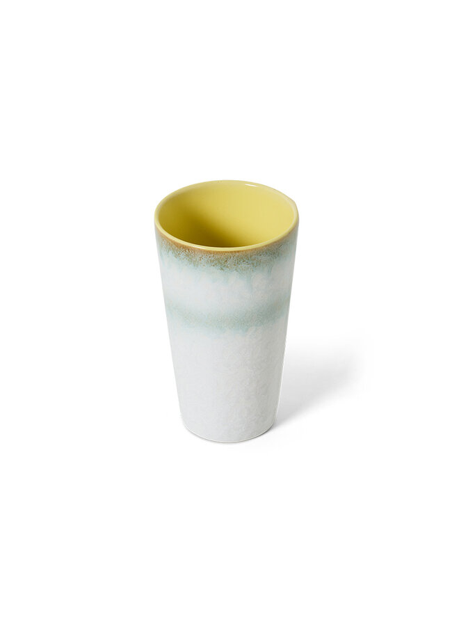 70s Ceramics Latte mug petal