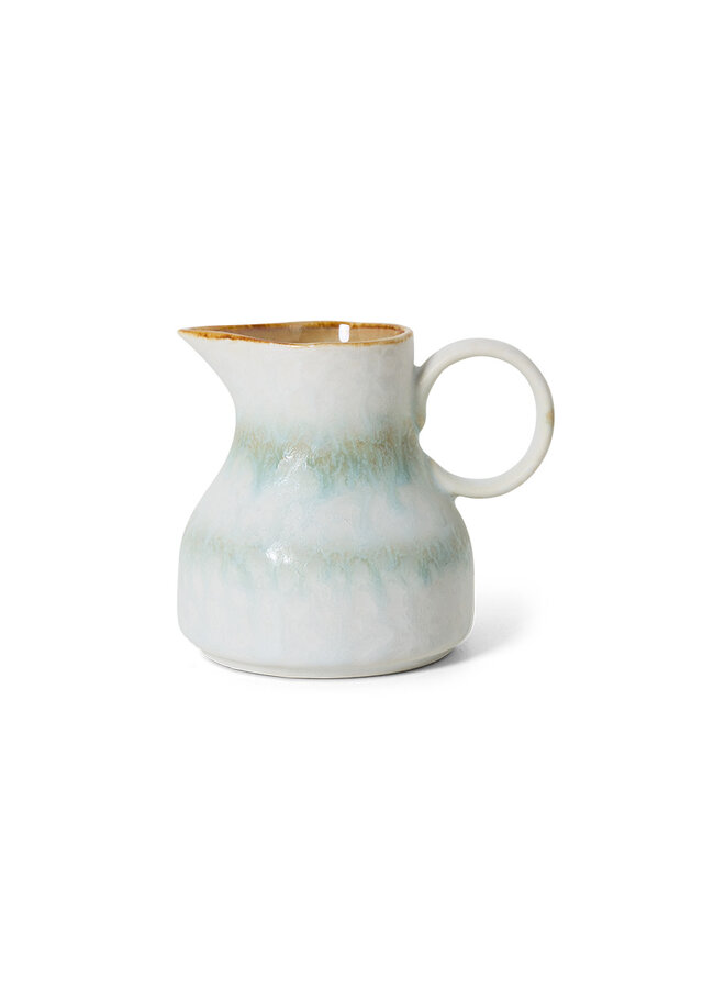 70s Ceramics milk jug - petal