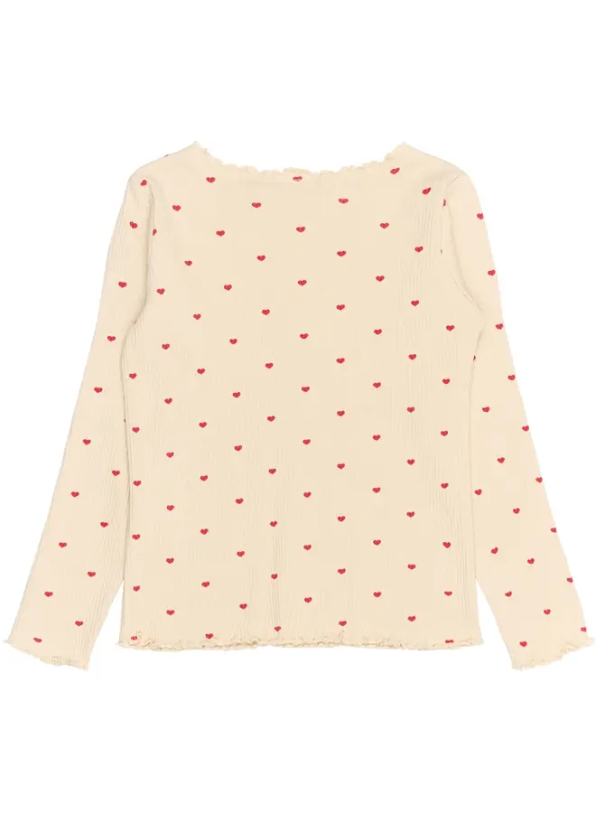 Rigmor Rib Tee Gardenia