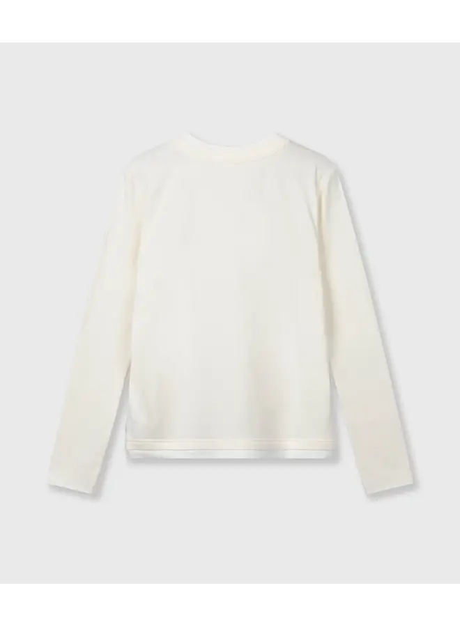 Double Long Sleeve Tee - pearl