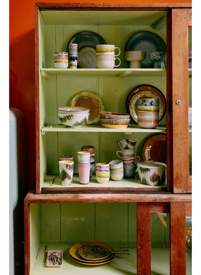 Ceramic 70's tea cups Set of 2 - neo