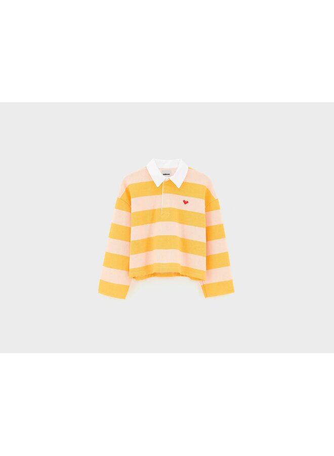 FRUTA Striped Polo