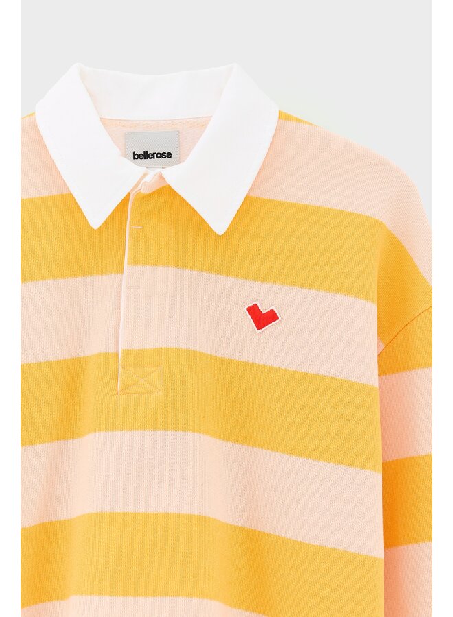 FRUTA Striped Polo