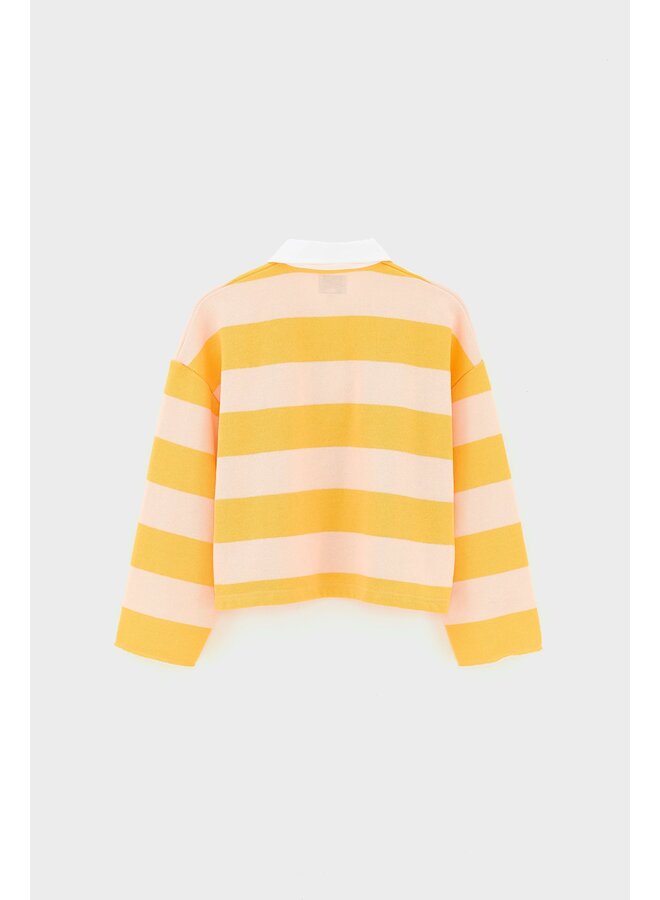 FRUTA Striped Polo