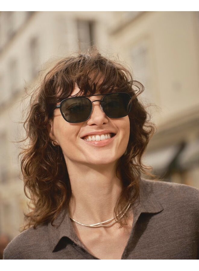 SUN CRUISE Black Green lenses