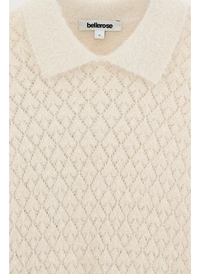 GOLYU sleeveless sweater - ecru