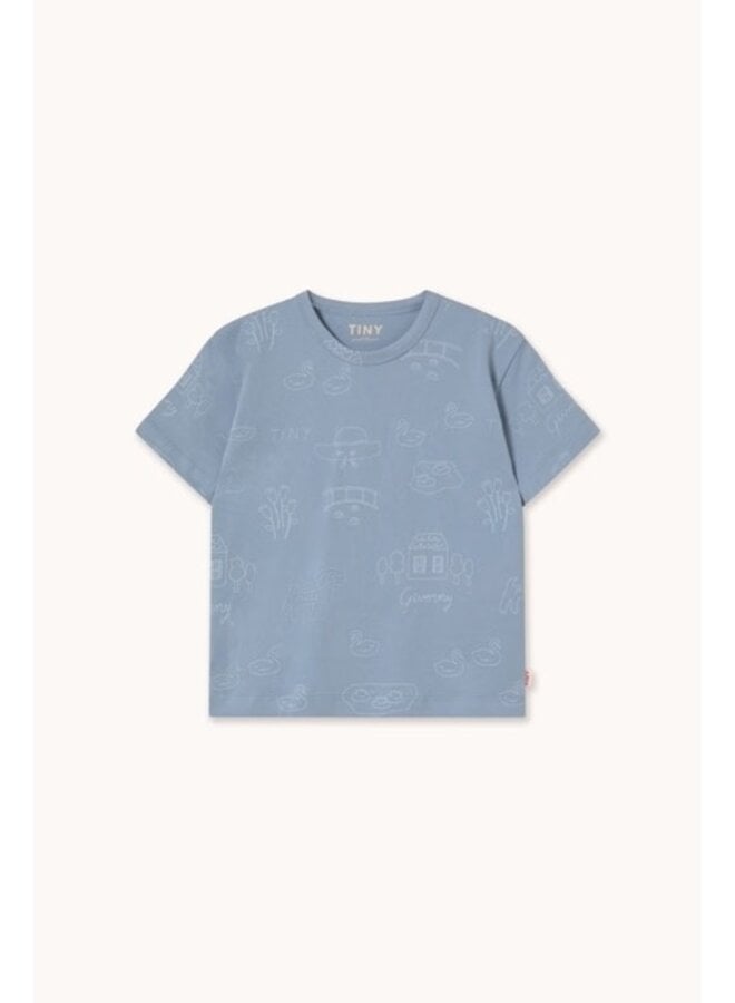 Tiny Giverny Knitted Tee