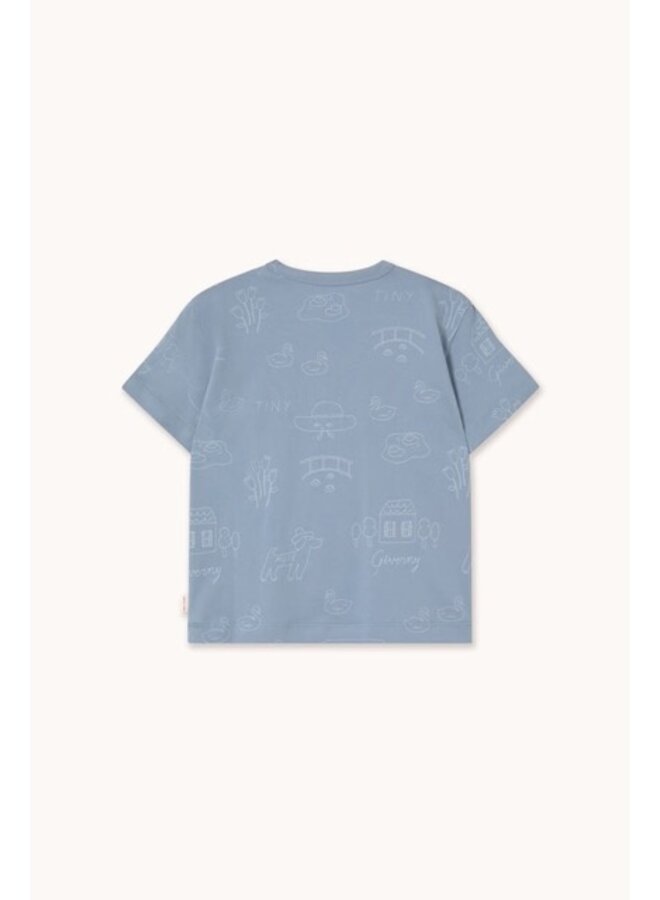 Tiny Giverny Knitted Tee