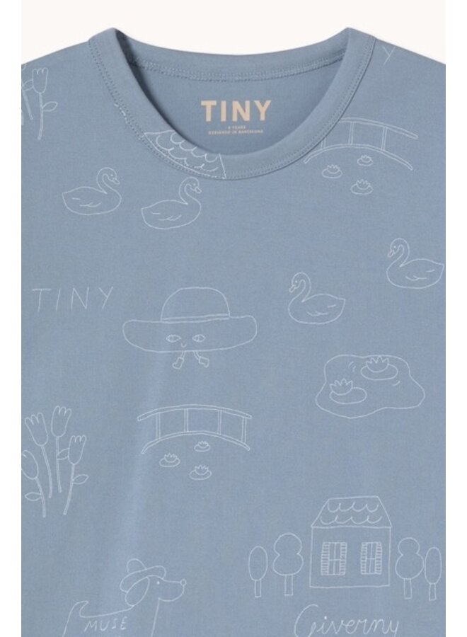 Tiny Giverny Knitted Tee