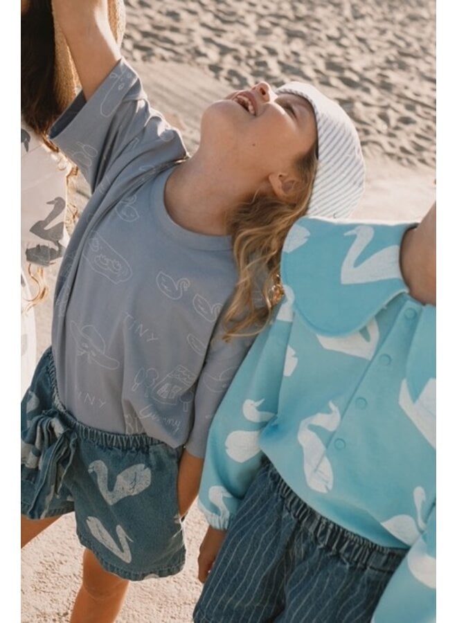 Tiny Giverny Knitted Tee