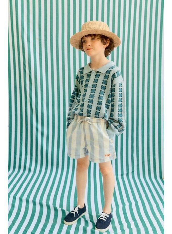 Stripes Twill Shorts