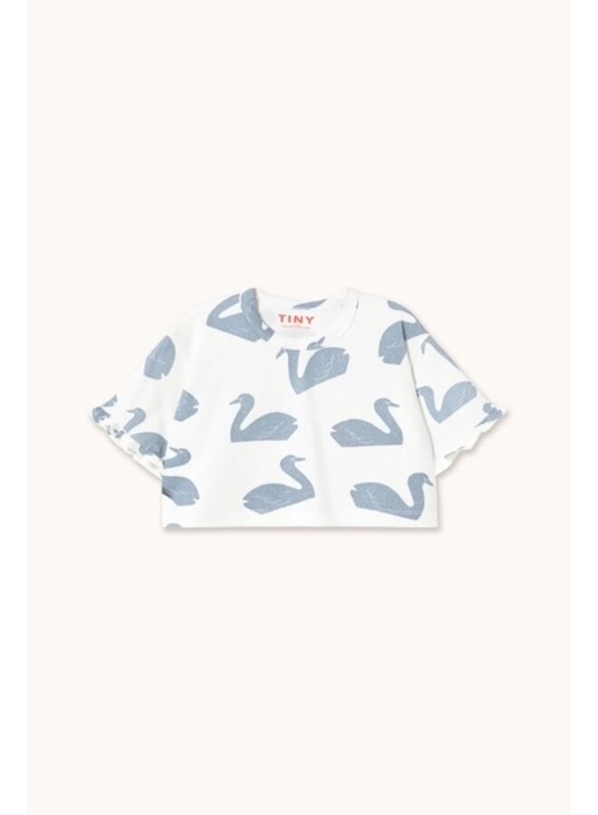Big Swans Knitted Crop Tee