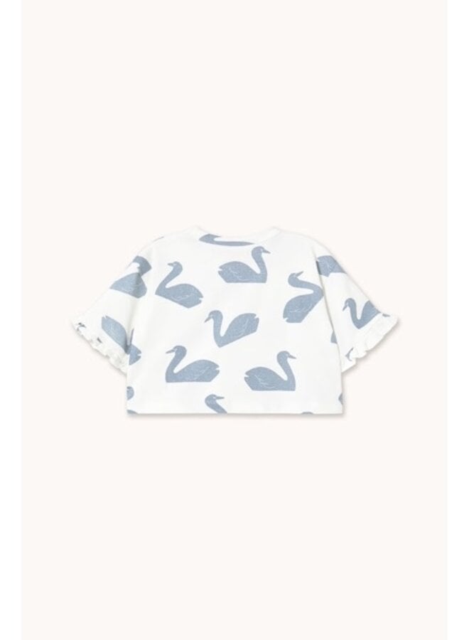 Big Swans Knitted Crop Tee