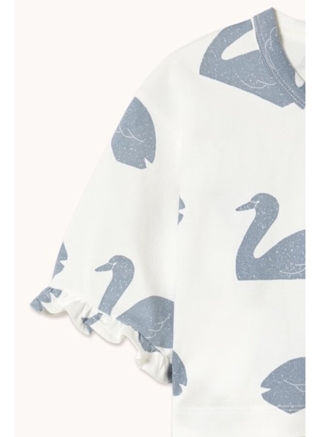 Big Swans Knitted Crop Tee