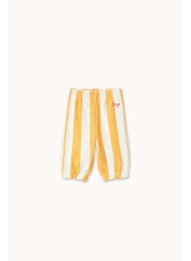 Yellow Stripes Towel Baby Sweatpants