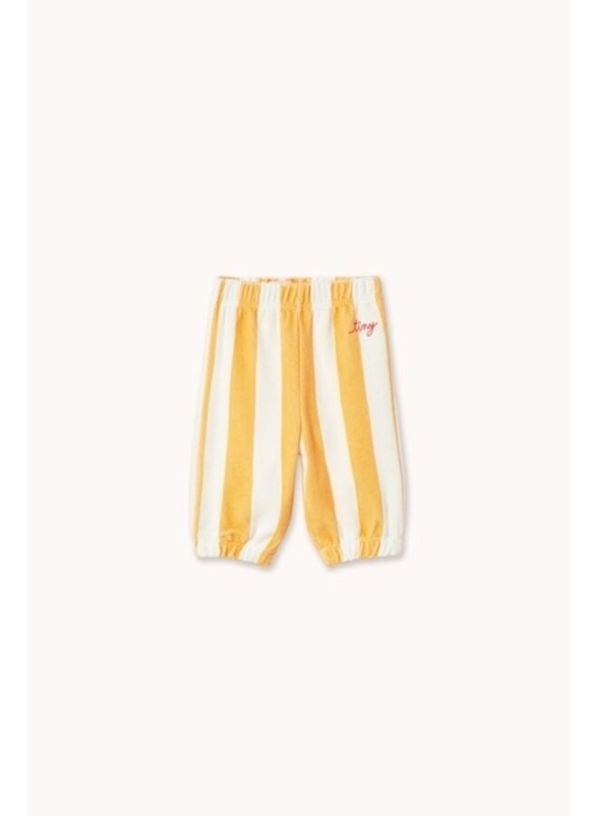 Yellow Stripes Towel Baby Sweatpants
