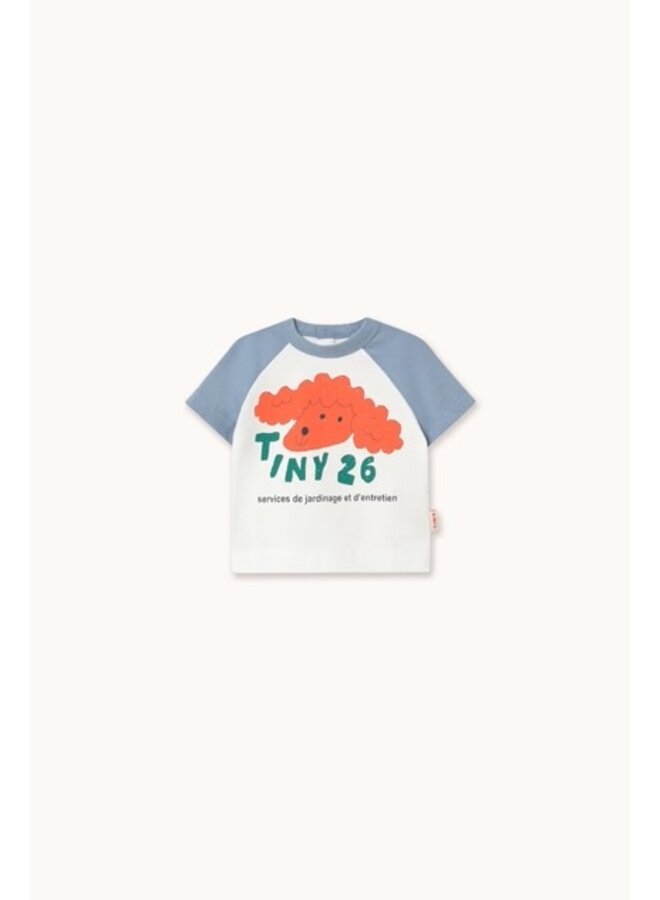 Red Dog Graphic Baby Tee