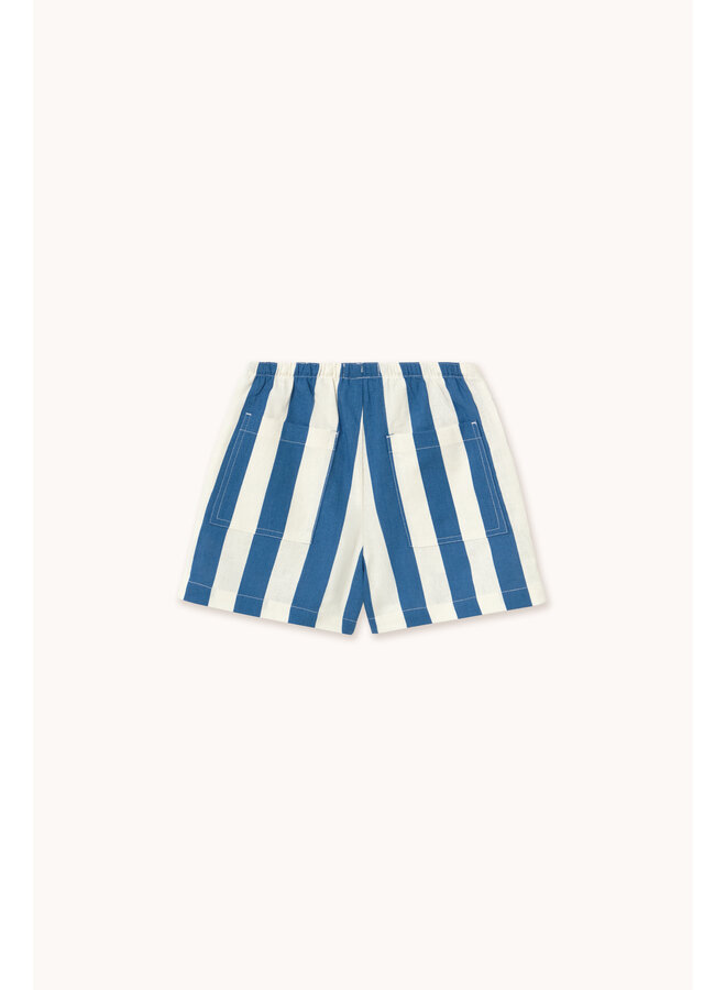 Light Navy Stripes Shorts
