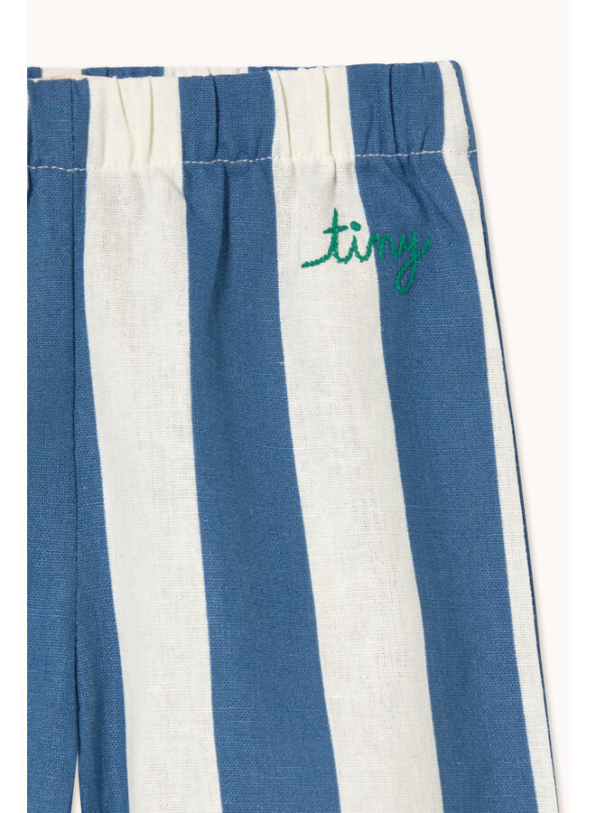 Light Navy Stripes Baby Pant
