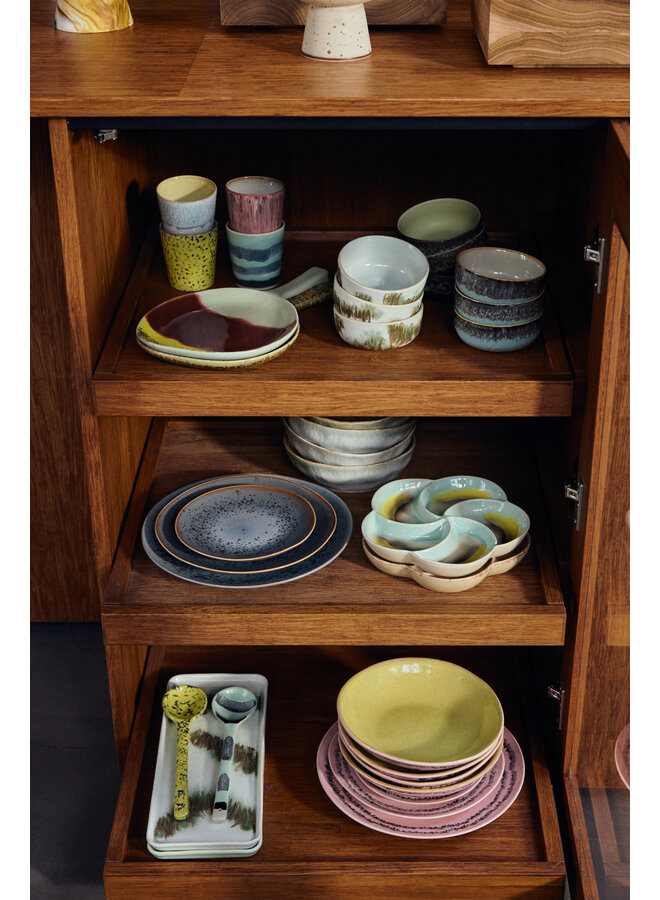 70s Ceramics Side Plates - mineral