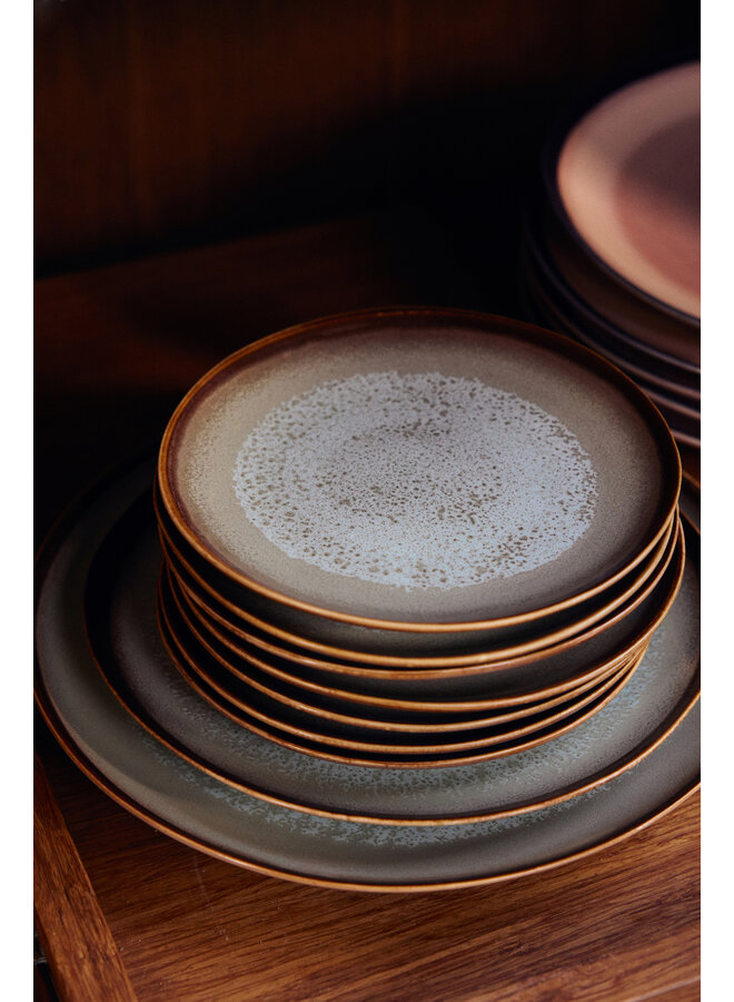 70s Ceramics Side Plates - contrast