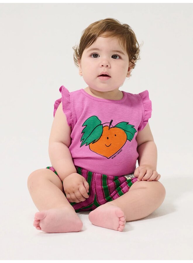 Striped terry cloth Shorts