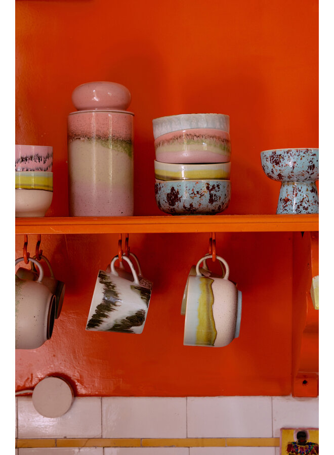 70s ceramics Cappuccino Mug - tide