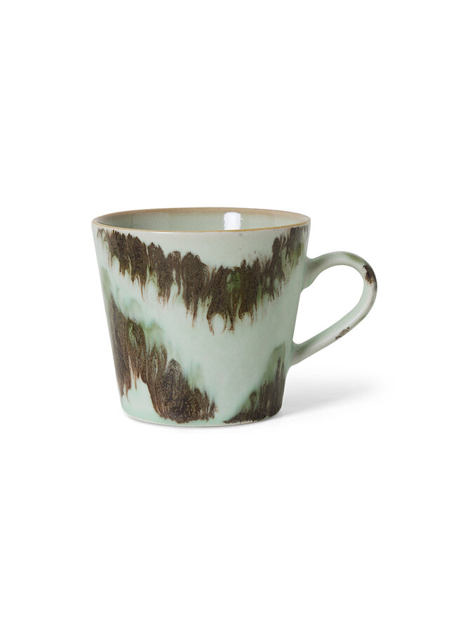 70s ceramics Cappuccino Mug - tide