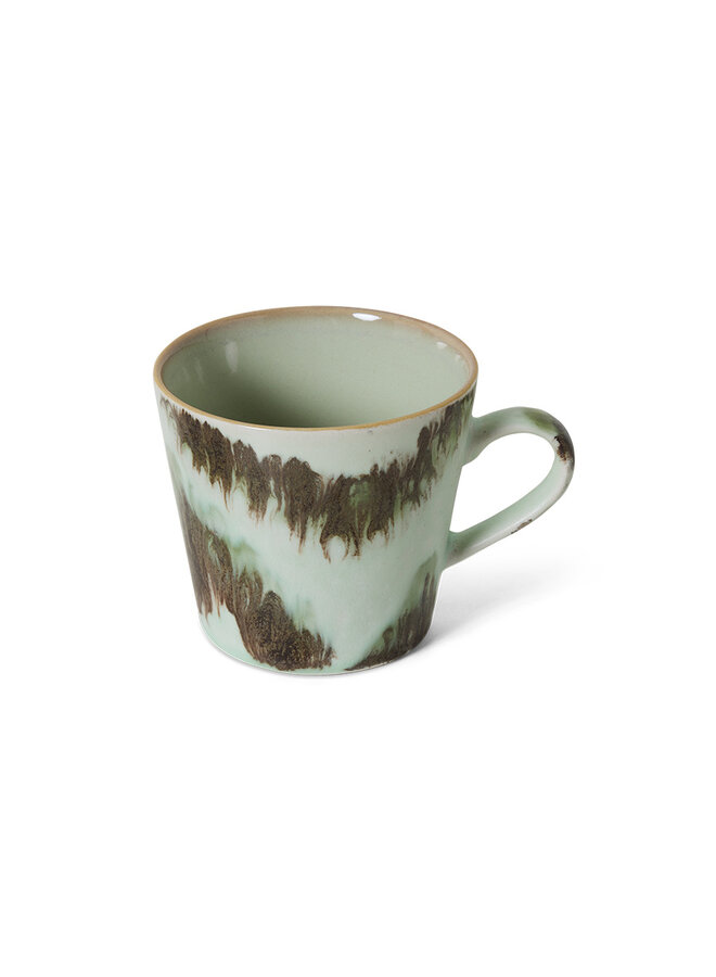 70s ceramics Cappuccino Mug - tide