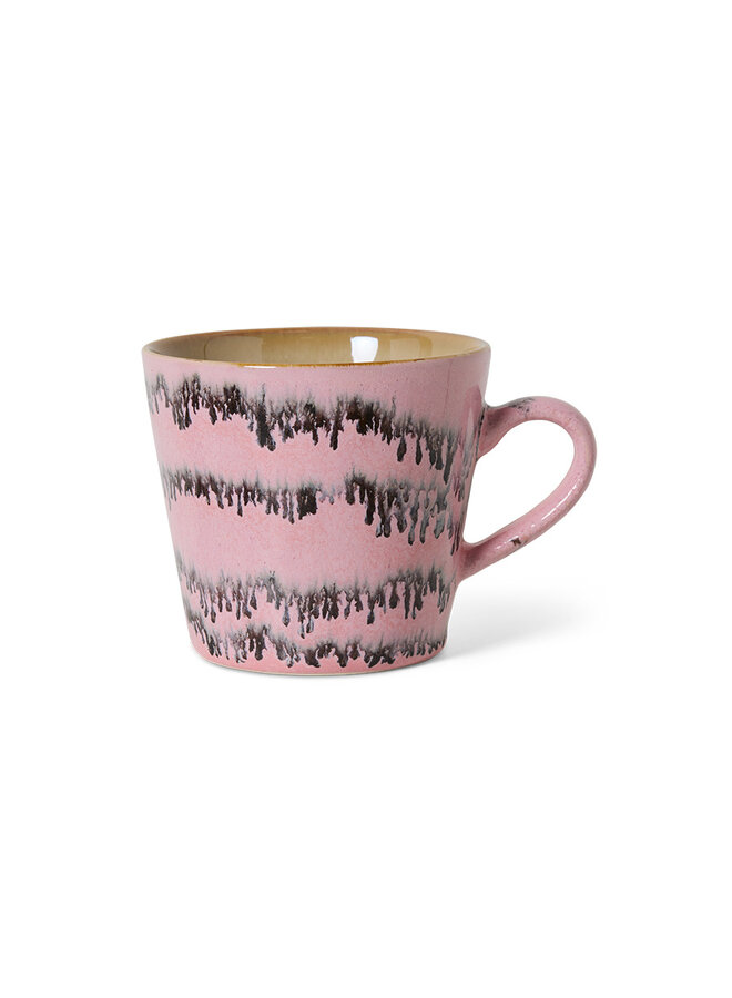 70s ceramics Cappuccino Mug - bubble
