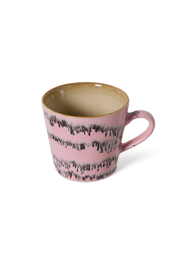 70s ceramics Cappuccino Mug - bubble