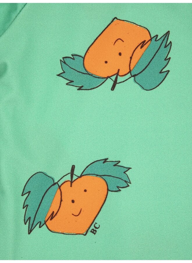 Tangerine all over Swim T-Shirt