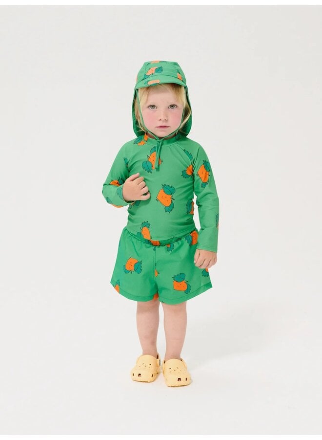 Tangerine all over Swim T-Shirt