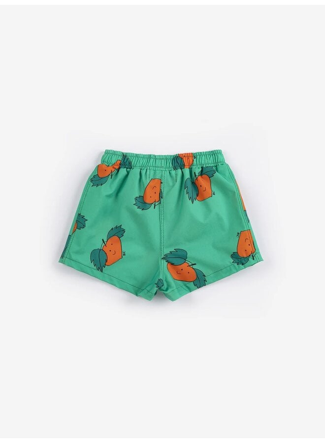Tangerine all over Swim Trunks